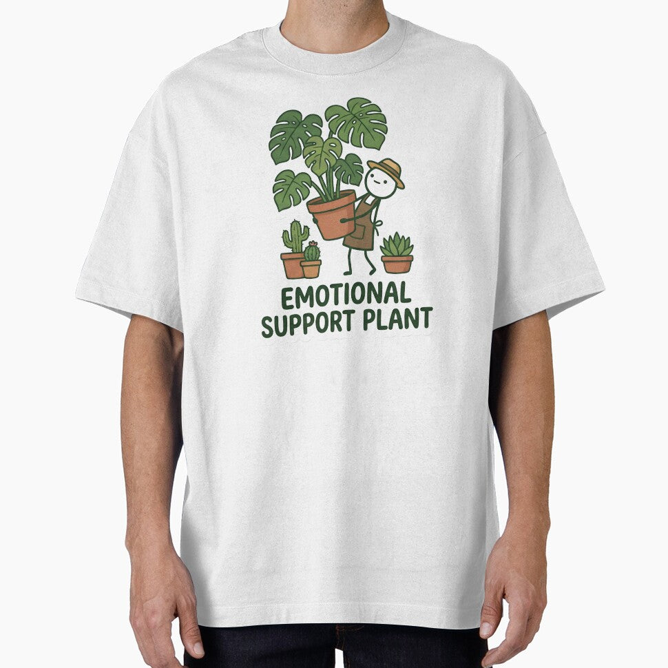 Emotional Support Plant Stickman Cute Gardener Aesthetic Houseplant Lover by StickyGuys