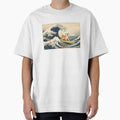 The Great Wave Dog Shiba Wave Rider Surf by SOUFIANE1991