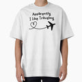 Apparently I Like Traveling Funny Airplane Heart Frequent Flyer Traveling World Traveler by gunaone-design
