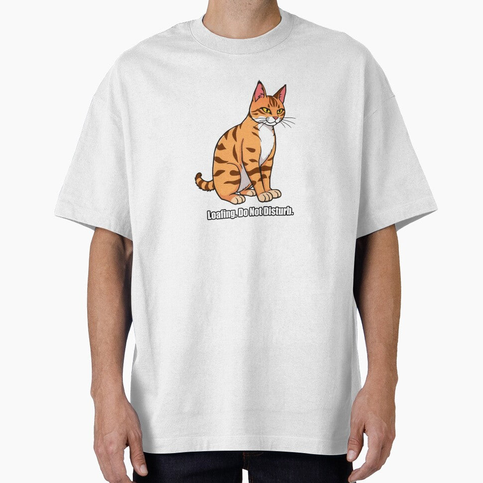 Tabby Cat - Loafing Do Not Disturb - Funny Cat Gift by pawdrops