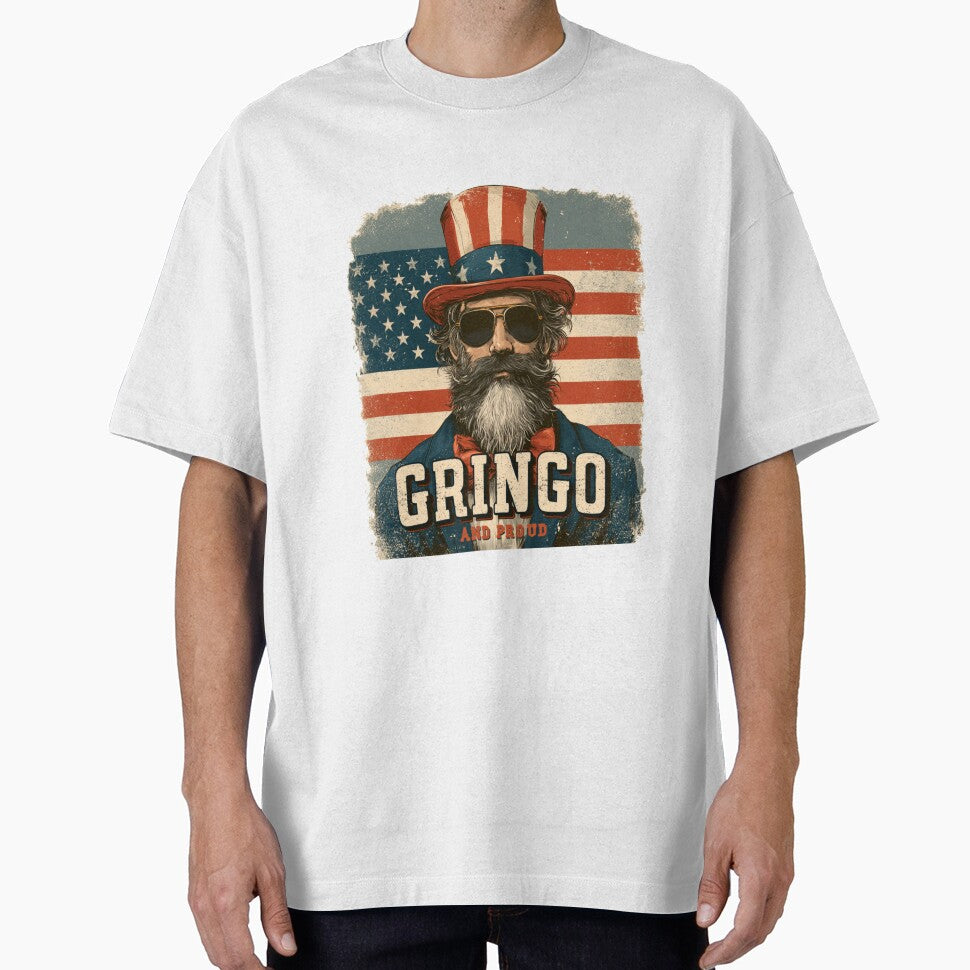 Gringo and Proud Funny American Abroad Patriotic Travel Expat Design by Ignorant-Artist