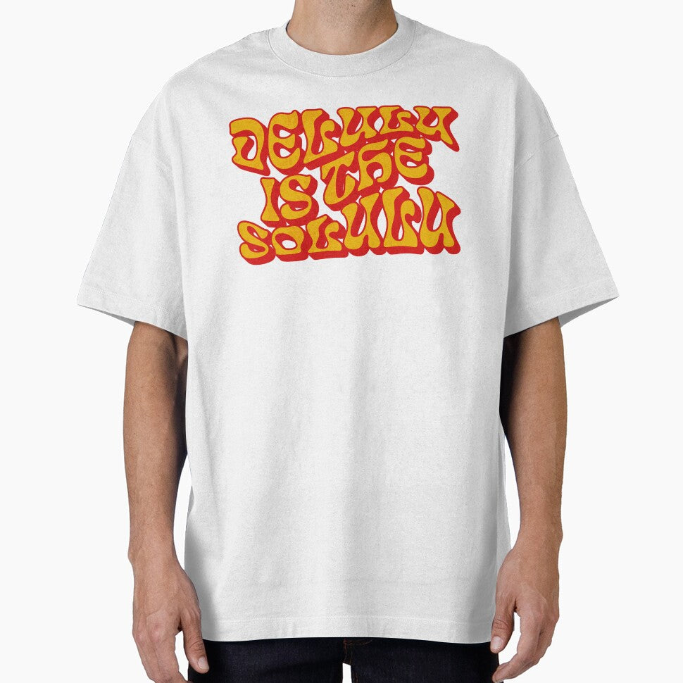 Delulu Is The Solulu Groovy Retro Quote by artCreativeColony