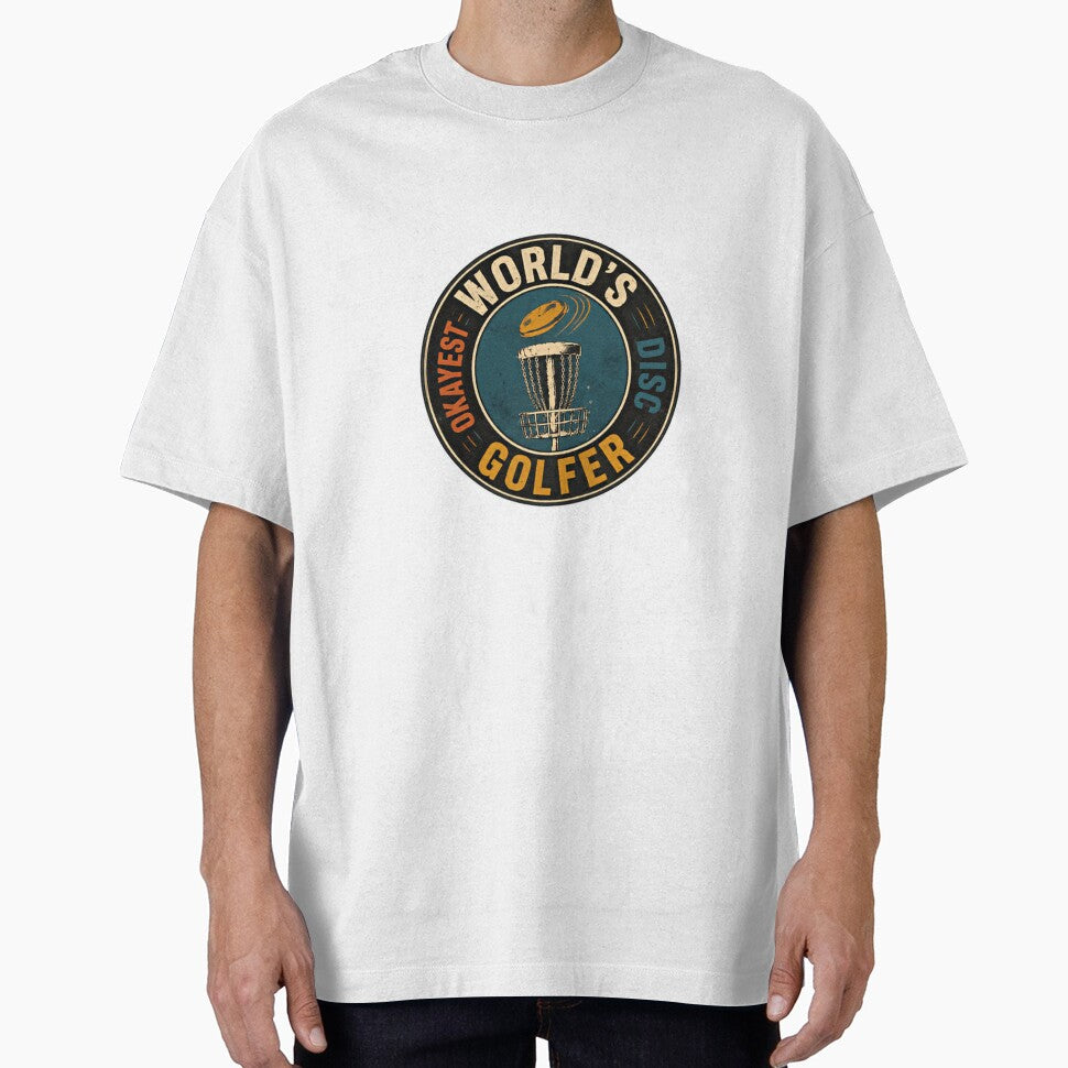 Okayest World's Disc Golfer Disc Golf Player Fan Hobby by JonesFlora2025