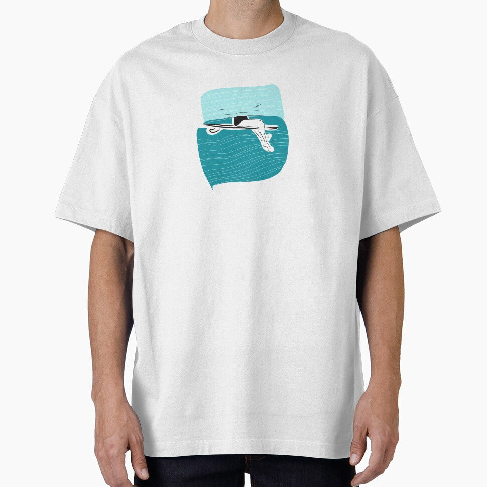 Sitting waiting for the wave surfing minimalist by Tropical Blood
