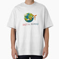 No Fixed Address Digital Nomad Globe by Inkworksbyshery