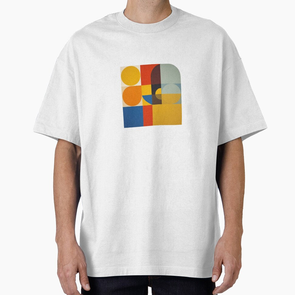 Mid-Century Modern Geometric Abstract Bauhaus Art by ByKayaPrints