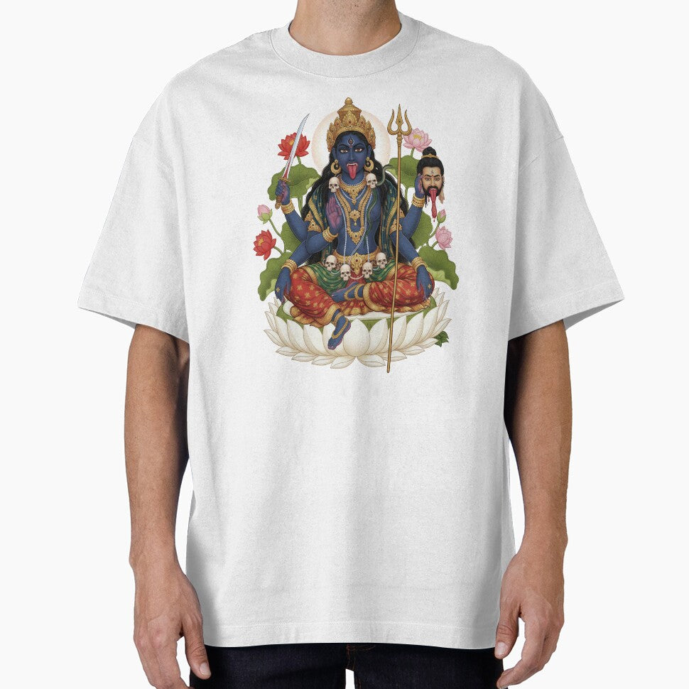 Kali Maa on Lotus Throne by MSRART
