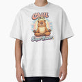 Chill Is My Super Power Capybara by Art by Debasish