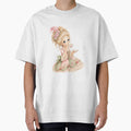 Marie Antoinette Drinking Tea (Pink) by Bara Lune Design