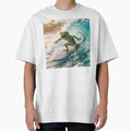 Gecko Surfs the Waves by Tridentulus