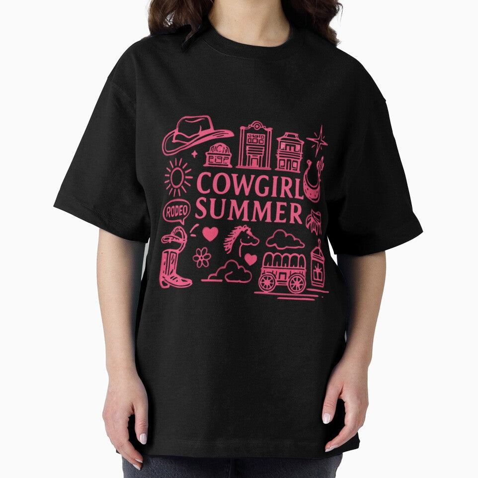 Cowgirl Summer Aesthetic | Western Rodeo Country Girl Design by Sticker Mania Studio