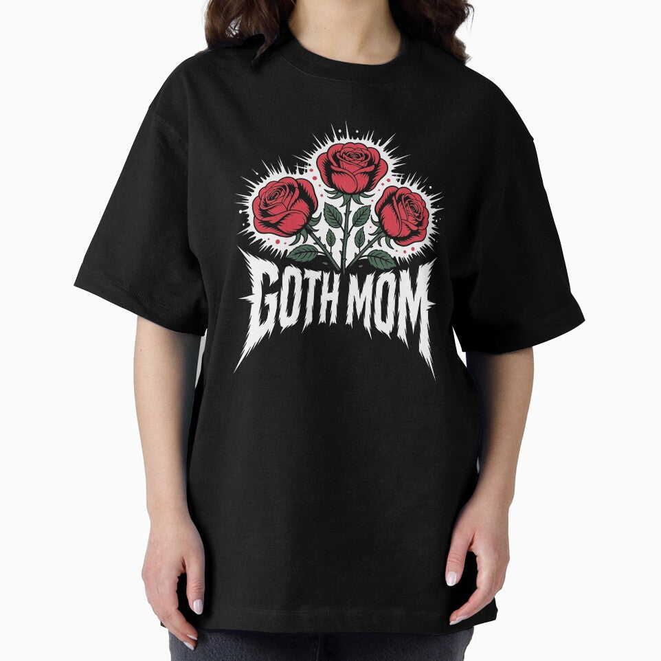 Goth Mom with Roses Mothers Day Gift for Gothic Mothers by Say It With Ink