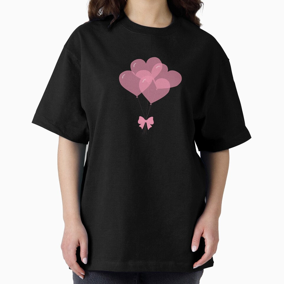 Coquette Transparent Pink Heart Balloons with Bow by wonderxwander
