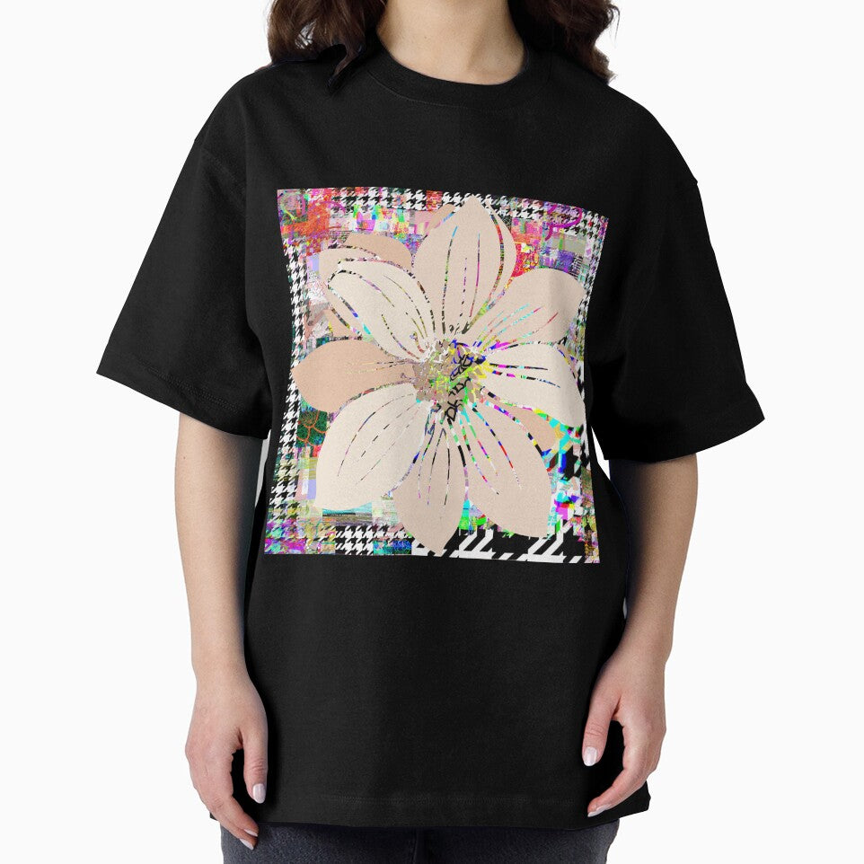 Peachy Floral Glitchy Glam by thebrightspotco