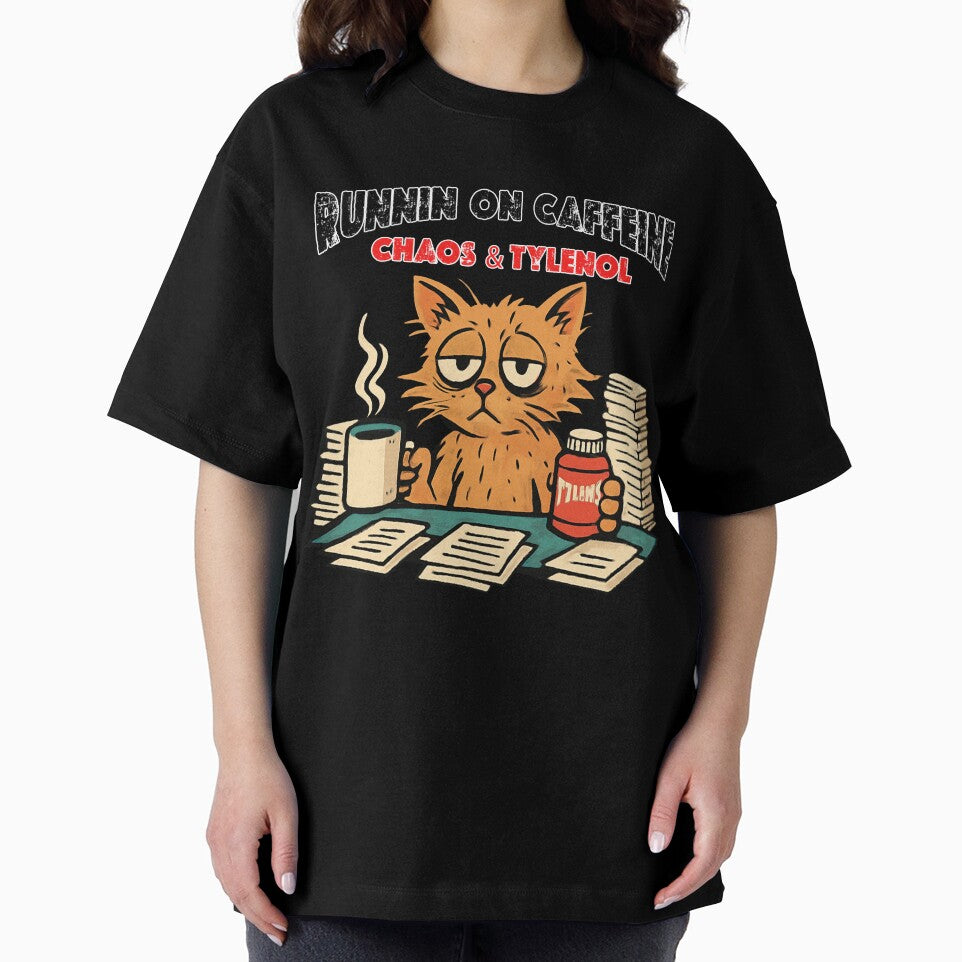 Running on caffeine chaos and Tylenol - Tylenol humor by Youngkev-arts