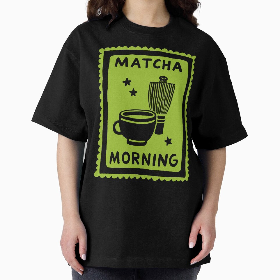 Morning Matcha – Aesthetic Daily Wellness Illustration by All That Jazz Store
