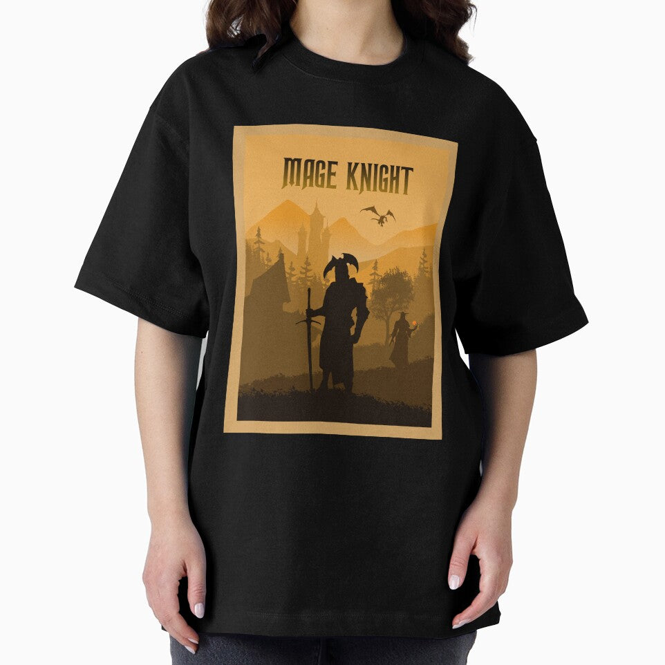 Mage Knight - Board Games - Minimalist Travel Poster Style - Board Game Art by MeepleDesign