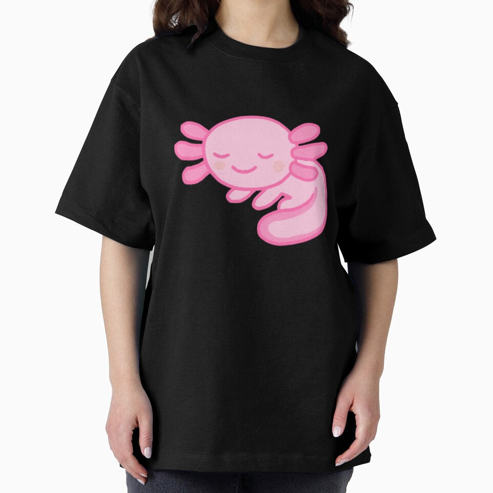 Cute pink axolotl by ruelia