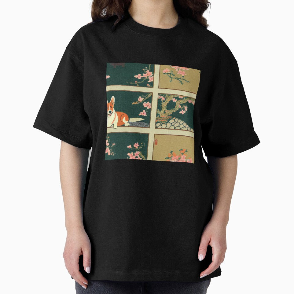Corgi in a pattern by Aliveforfun