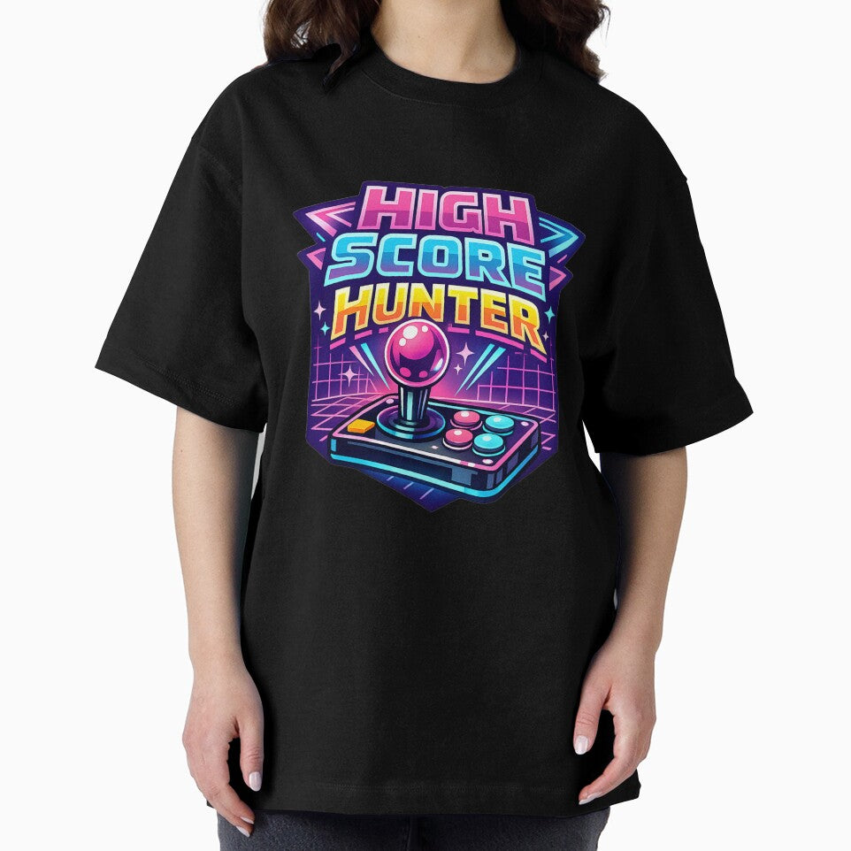 High Score Hunter Retro Arcade Gamer by athenaVart