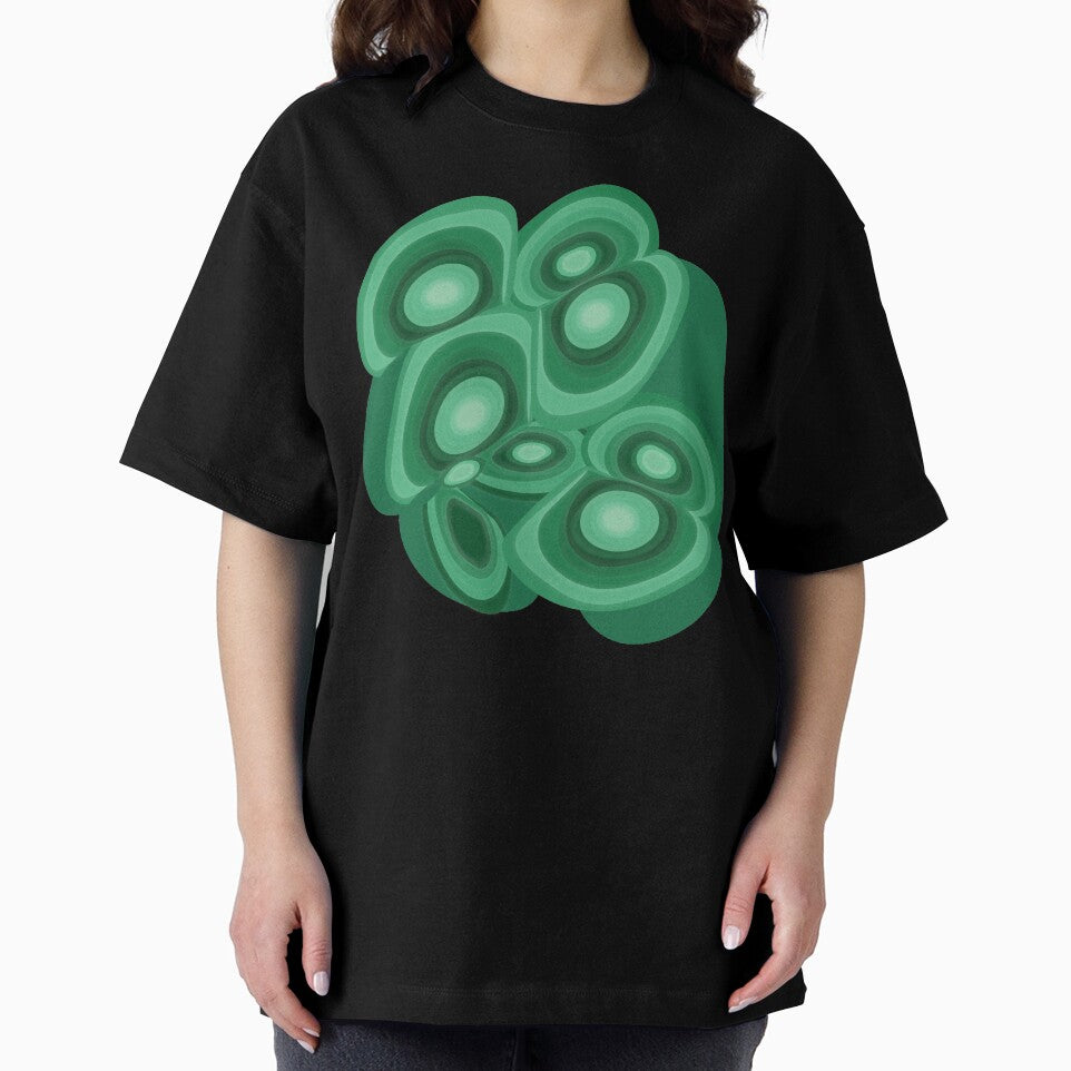 Hand Drawn Natural Green Malachite by Alice-Mills