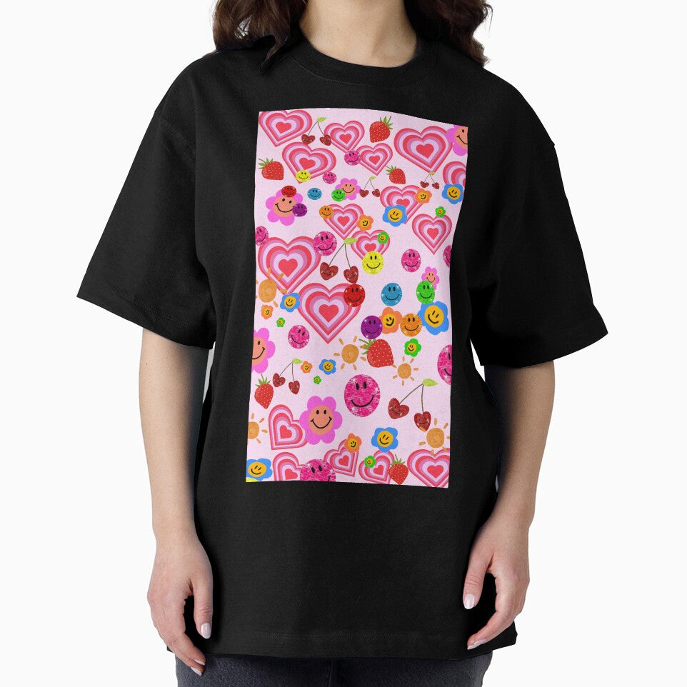 pink y2k hearts by NSdesigns55
