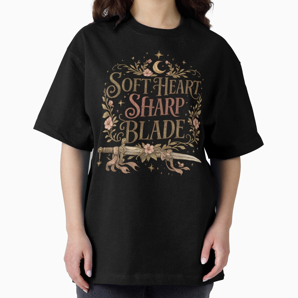 Soft Heart Sharp Blade Feminine Fantasy Sword Design by Moonwoven Studio