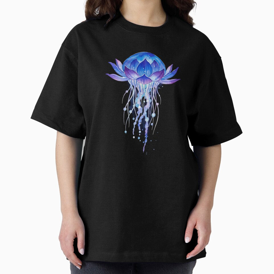 Jellyfish Lily Ethereal Watercolor by HoruxDesign
