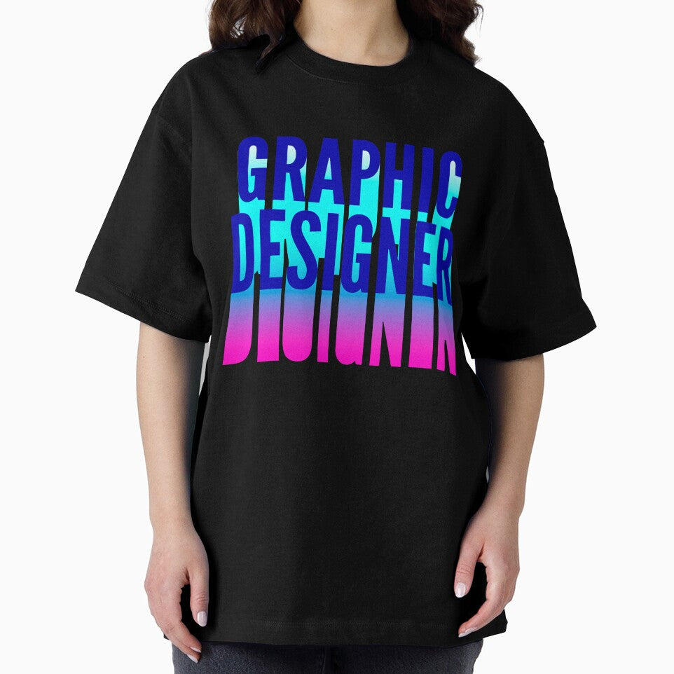 Graphic Designer With Long Gradient Shadow by SVPOD