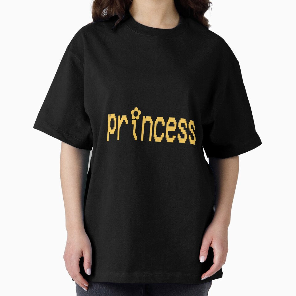 y2k orange video game "princess" text by stickersbyro ☆