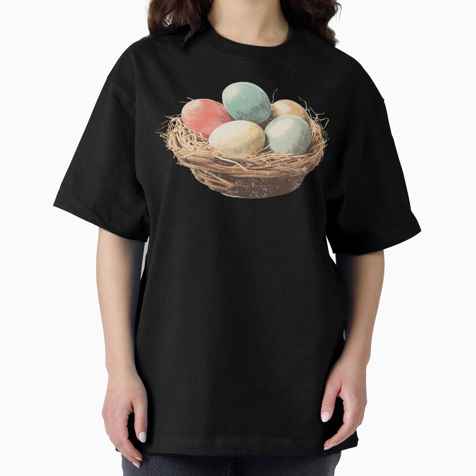 Vintage Pastel Spring Egg Illustration by urbinet