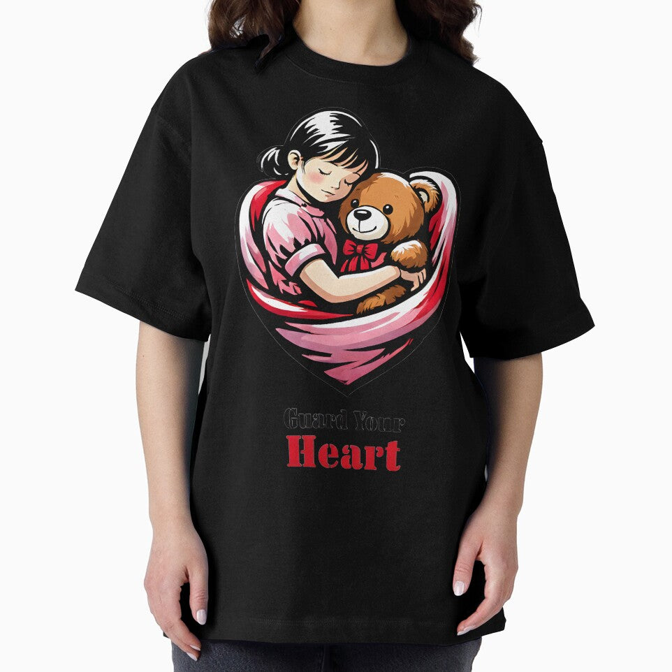 Guard Your Heart Tender Girl Art by AnnDesignStudio