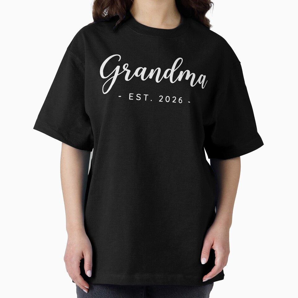 Grandma Est 2026 Minimalist Elegant Font First Time Grandma 2026 by ROOFY-HK