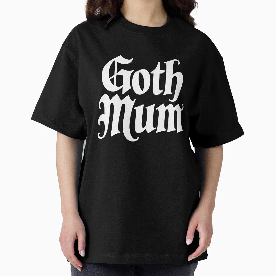 Goth Mum Mothers Day Gift Blackletter Gothic Mum by Say It With Ink