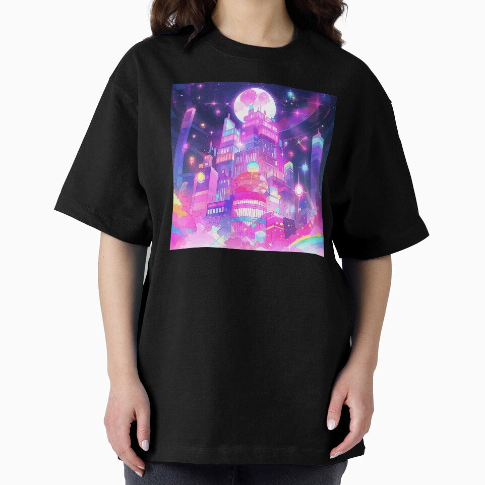 Neon Japanese City by Night by animaesthetic