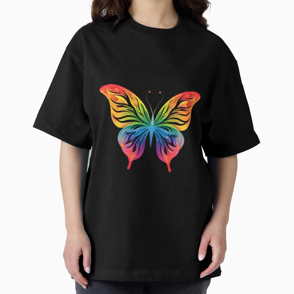 Simple Rainbow Butterfly by ArtByFrancis