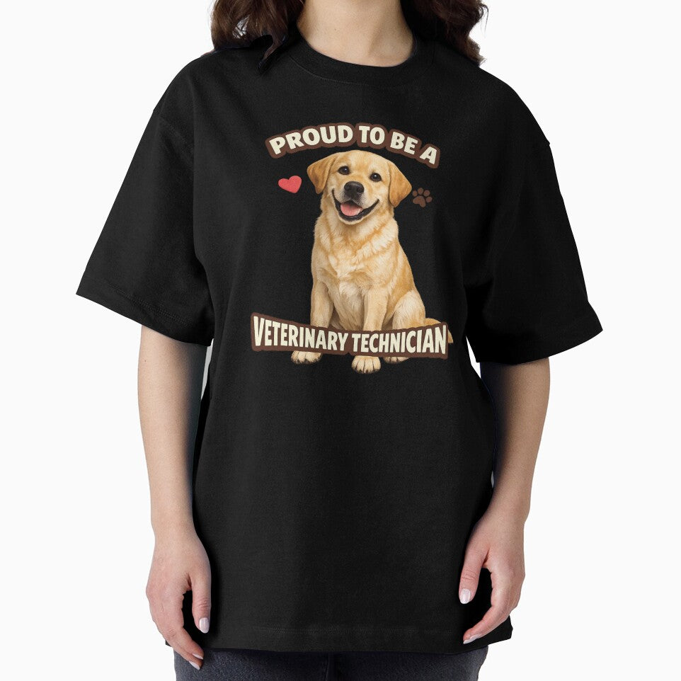 Proud to Be a Veterinary Technician Labrador Dog Vet Tech Pride Design by 486DesignCo