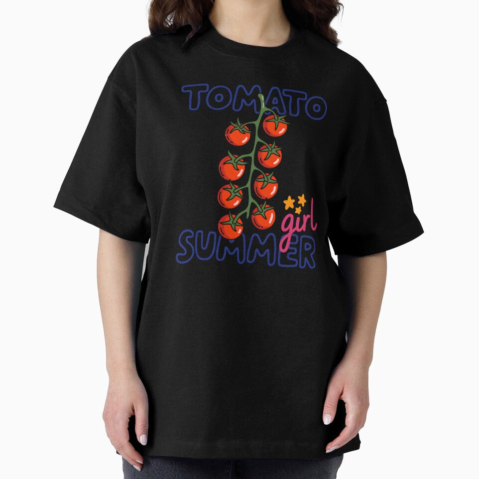Tomato Summer Girl – Cute Tomato Vine Aesthetic Design by Snifferius