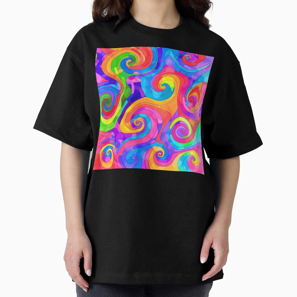 Colorful Hippie 1960's Retro Groovy Psychedelic Vibrant Designs by DEC02