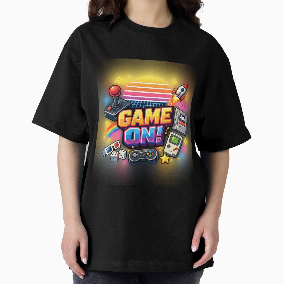 Gaming 80s: Game On – Retro 80s Gaming Illustration by Arte Cartoon From TagTeam Group