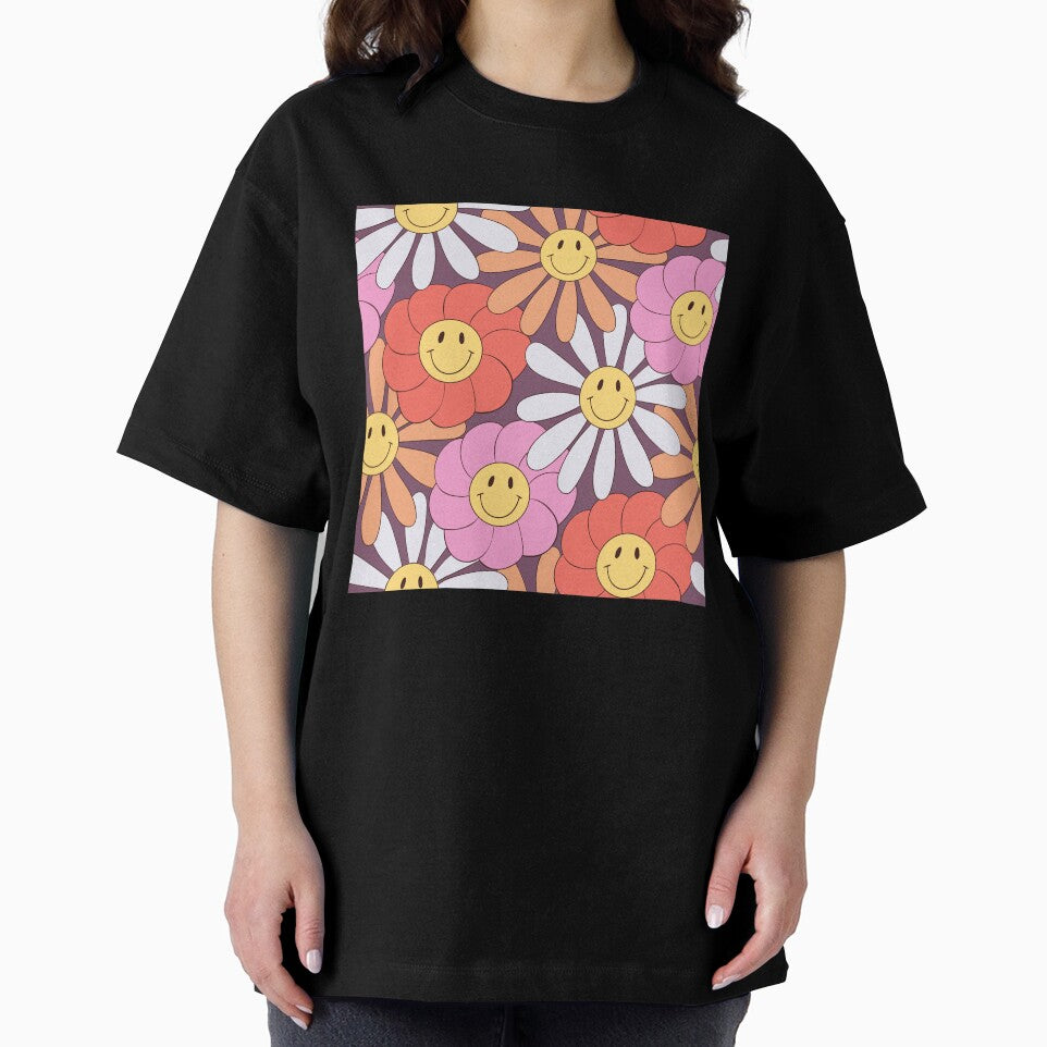 Happy Hippie Retro Flowers by Erie-Cole