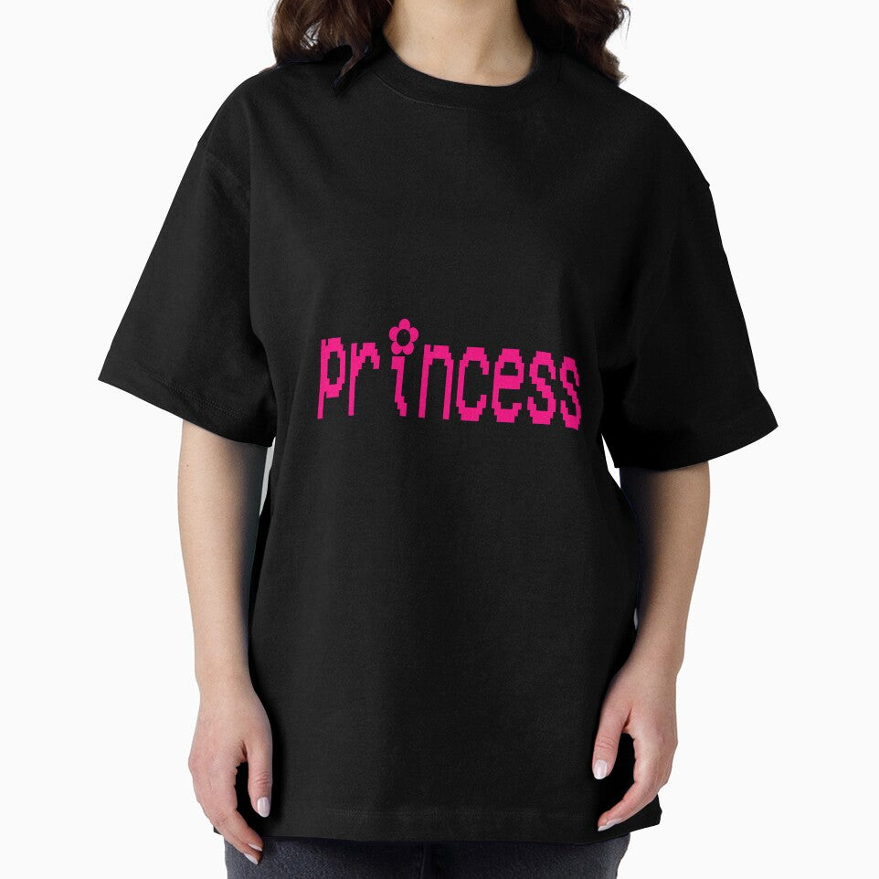 y2k pink video game "princess" text by stickersbyro ☆