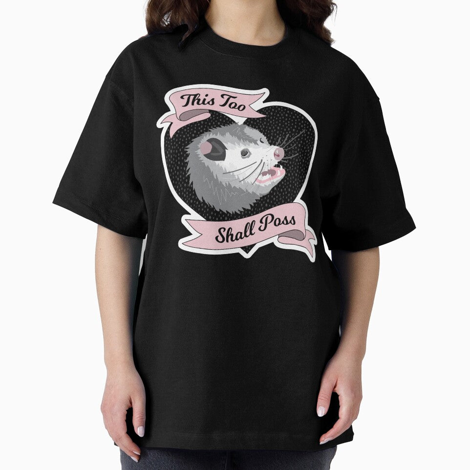 Wise Possum - Opossum Possum Funny Cute Anxiety Introvert This too shall pass by BoyPilot Goods