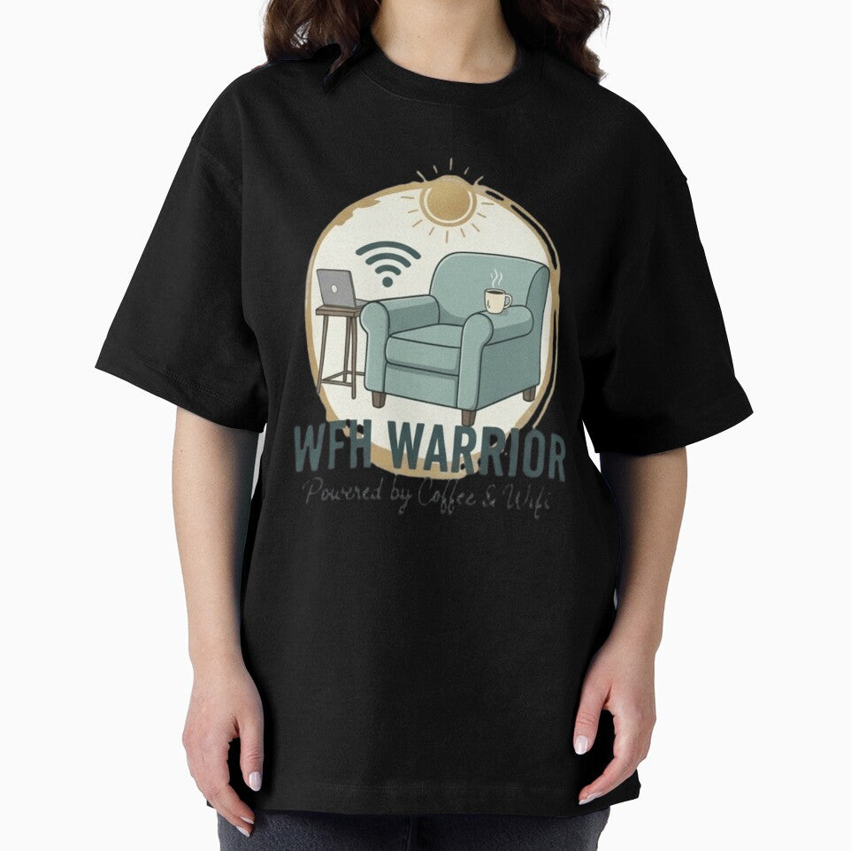 WFH Warrior Powered by Coffee & WiFi by TantrumMerch