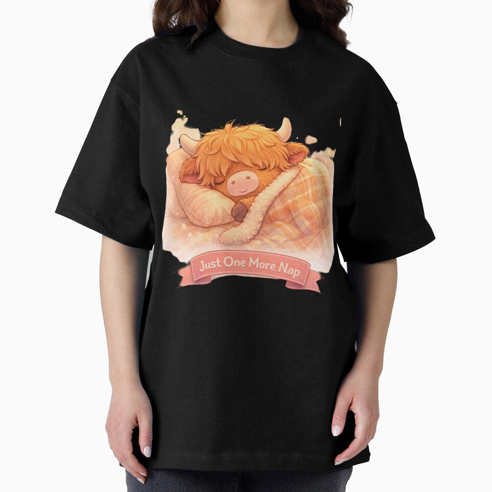 Just One More Nap – Highland Cow by Creative and Humorous Arts