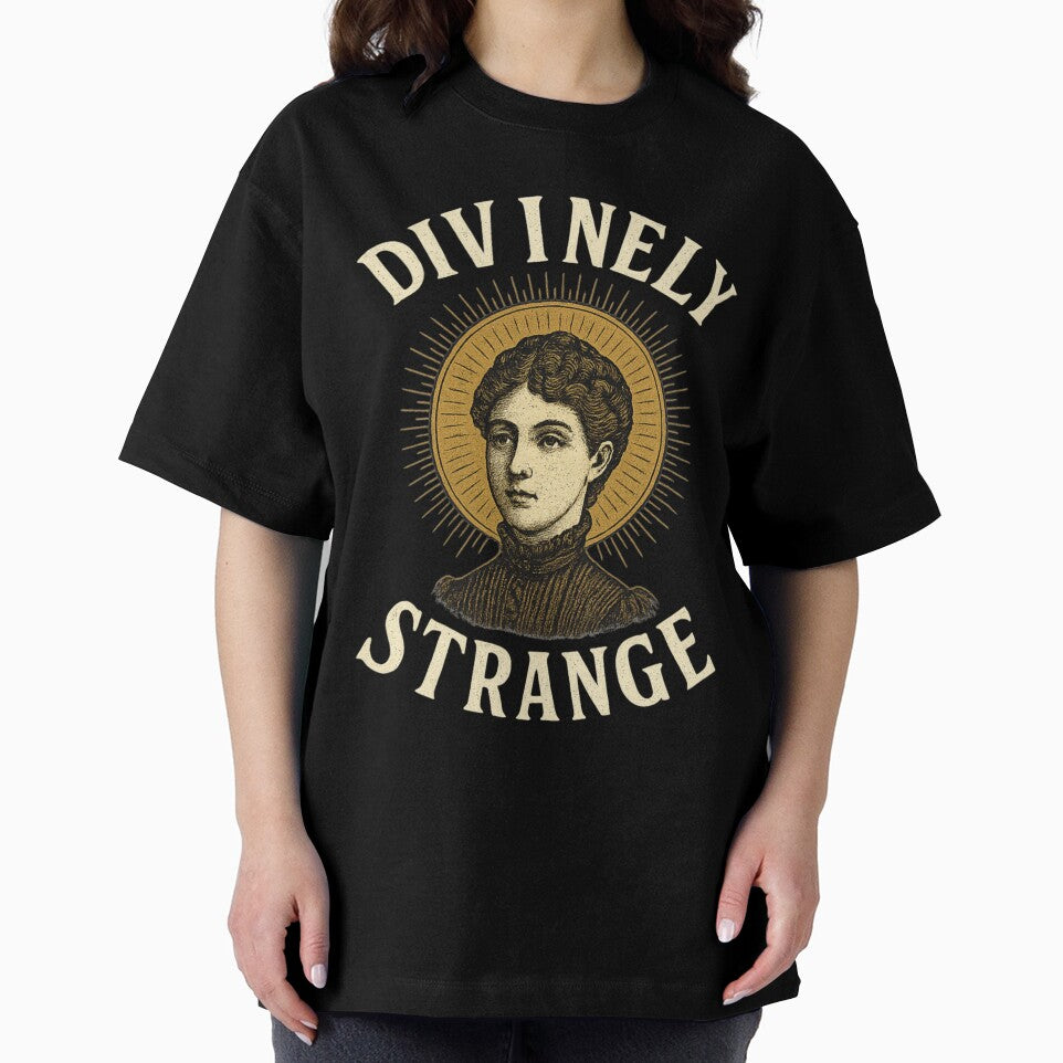 Divinely Strange – Victorian Occult Portrait – Gothic Aesthetic Empowerment Design by Mouraludia