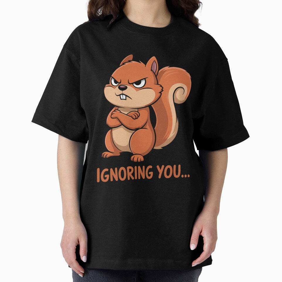 Ignoring You Funny Angry Squirrel by Gallory Hive