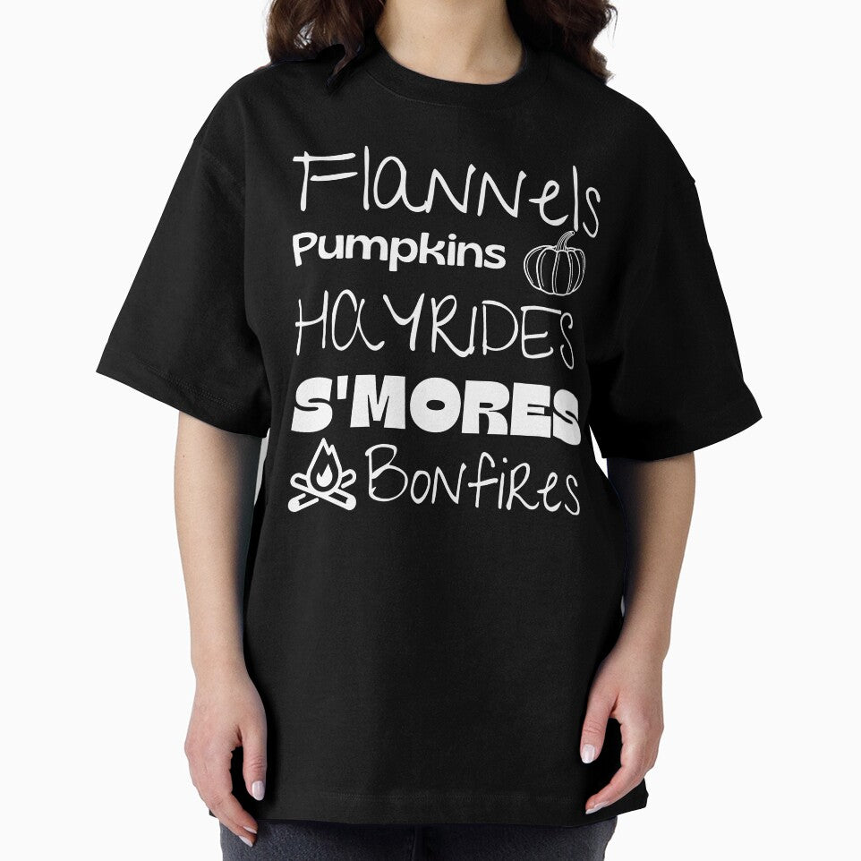 Flannels Pumpkins Hay Rides S'mores and Bonfires by RunThatApparel