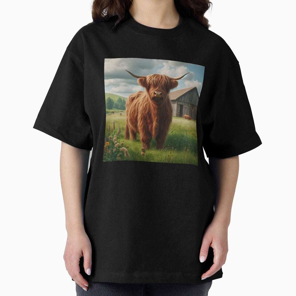 Highland Cow with barn by DT creations