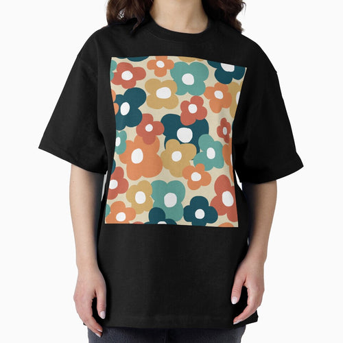70s Vintage Retro Flower Power in Autumnal Colors by Deutschic